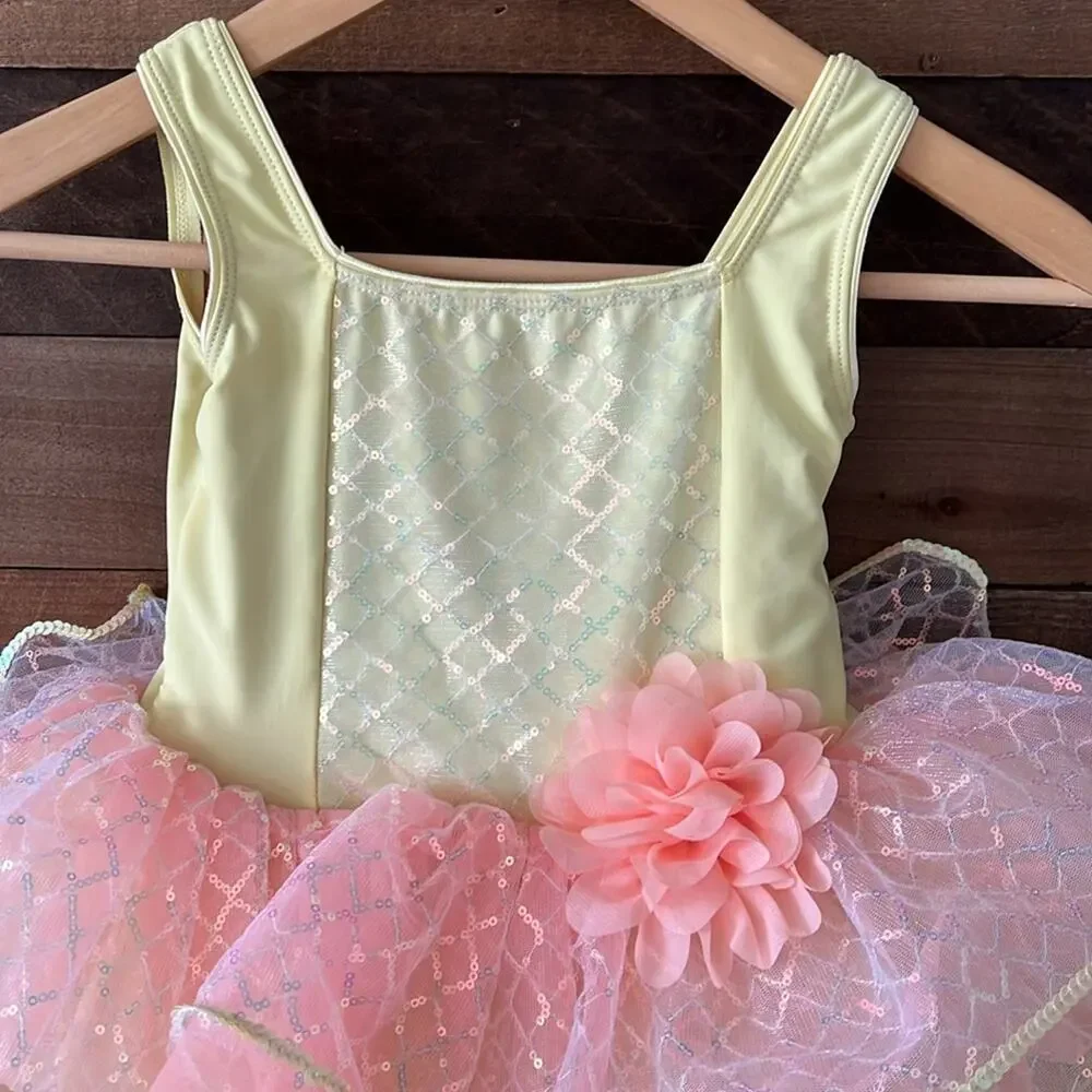 NWOT Revolution Dancewear Girl's Embraceable You Dress Dance Costume